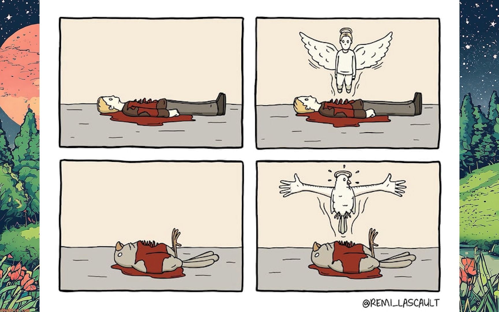 【世界名画鉴赏】就...也挺合理的吧|国外趣味梗图集锦#185