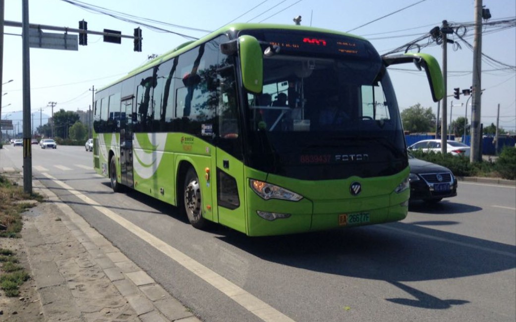 北京公交集团第八客运分公司福田bj6107shevca走行音