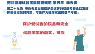 药物临床试验质量管理规范 第五章申办者 第29条