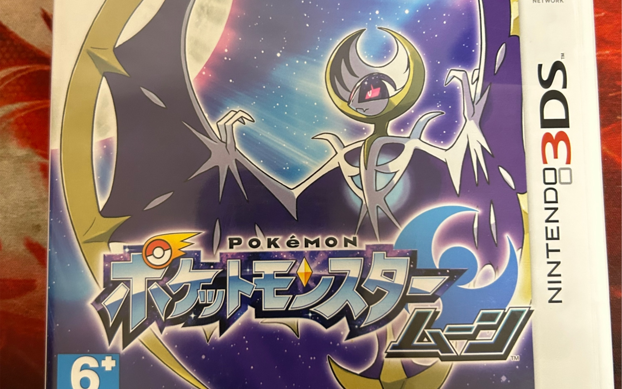 3dsll实机运行精灵宝可梦月亮开机画面