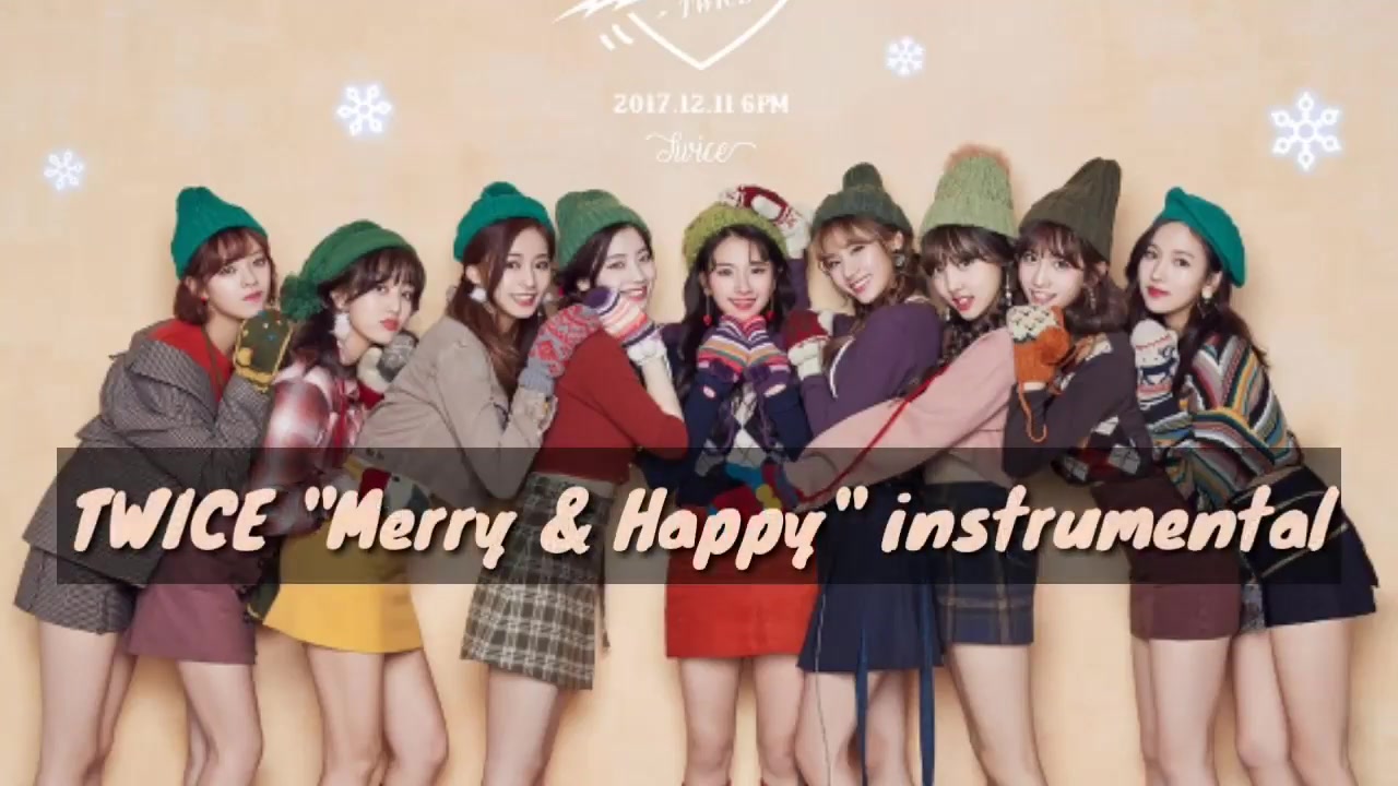 twice merry happy【伴奏版】