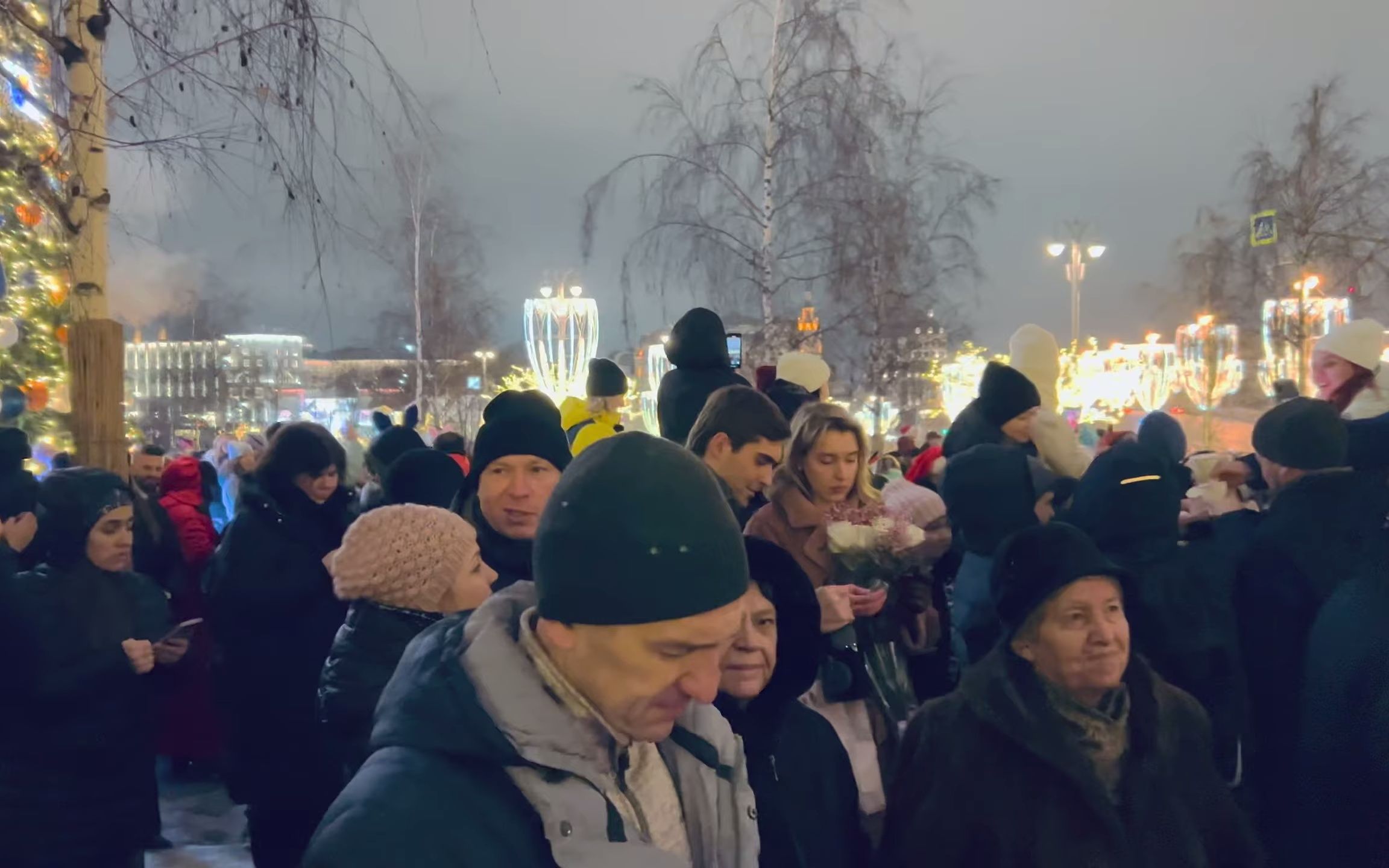 【超清俄罗斯】夜晚在莫斯科街头散步漫步