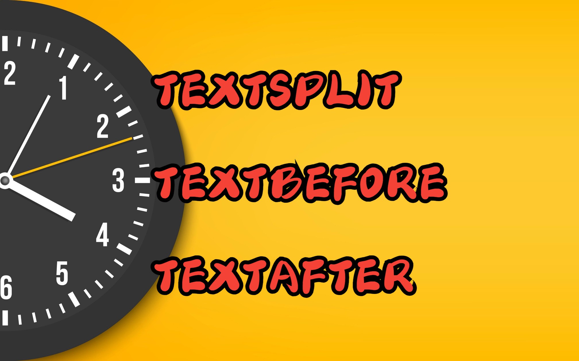 Excel365实用函数函数: TEXTSPLIT, TEXTBEFORE, TEXTAFTER哔哩哔哩bilibili