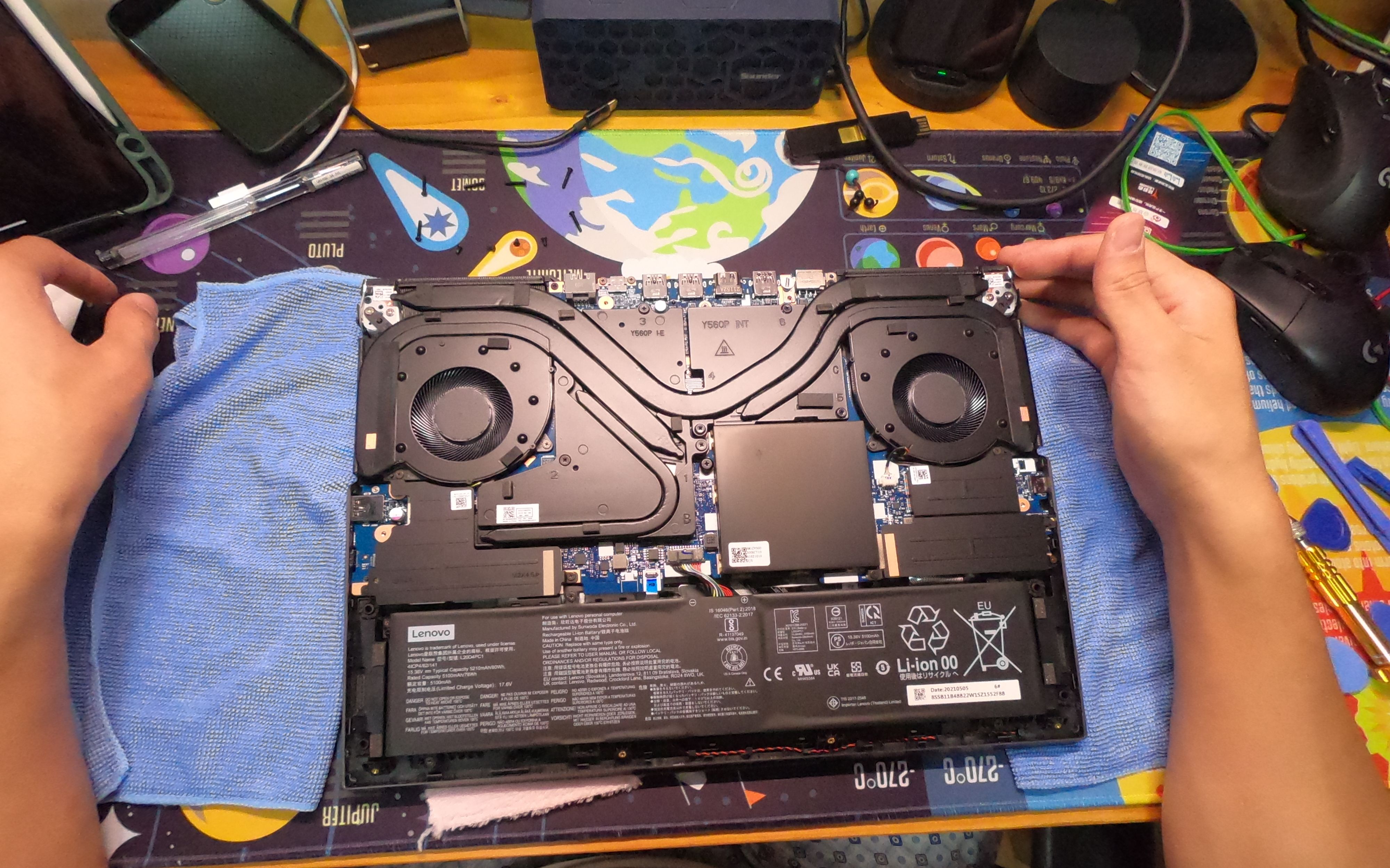 联想拯救者y9000p拆机装固态-诃槿钰-y9000p日常-哔哩哔哩视频