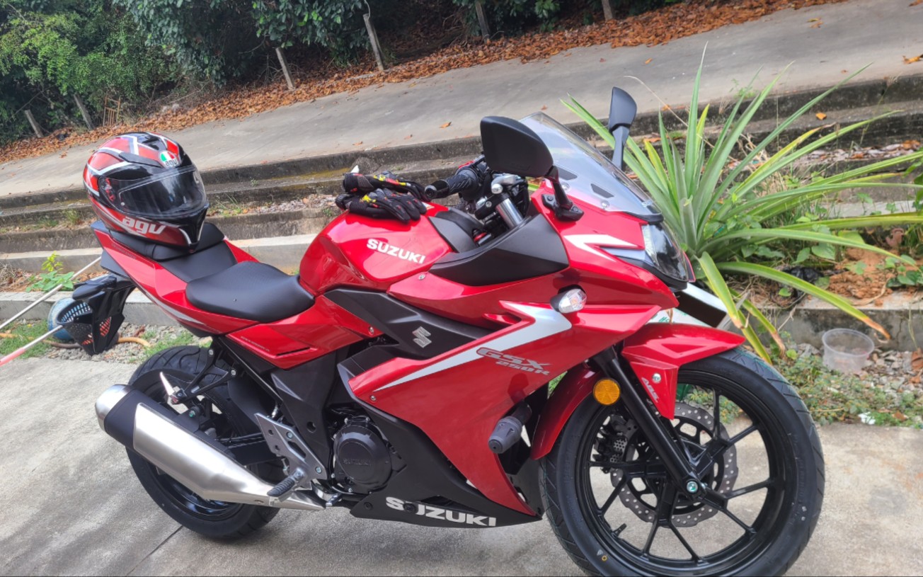 新車gsx250r鑽豹紅