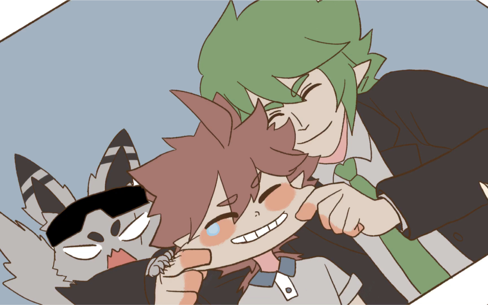 【凹凸世界手书/赞德】兄友弟恭-中二病少女竹砸-默认收藏夹-哔哩哔哩