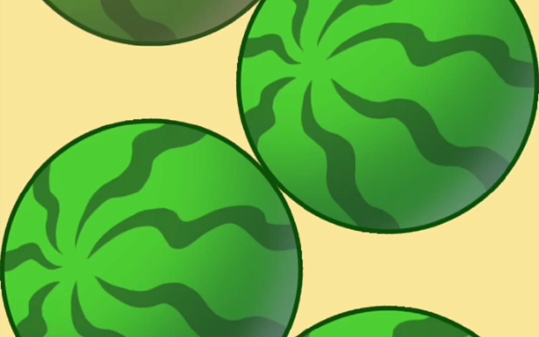 我们都可以拥有四个大西瓜啦