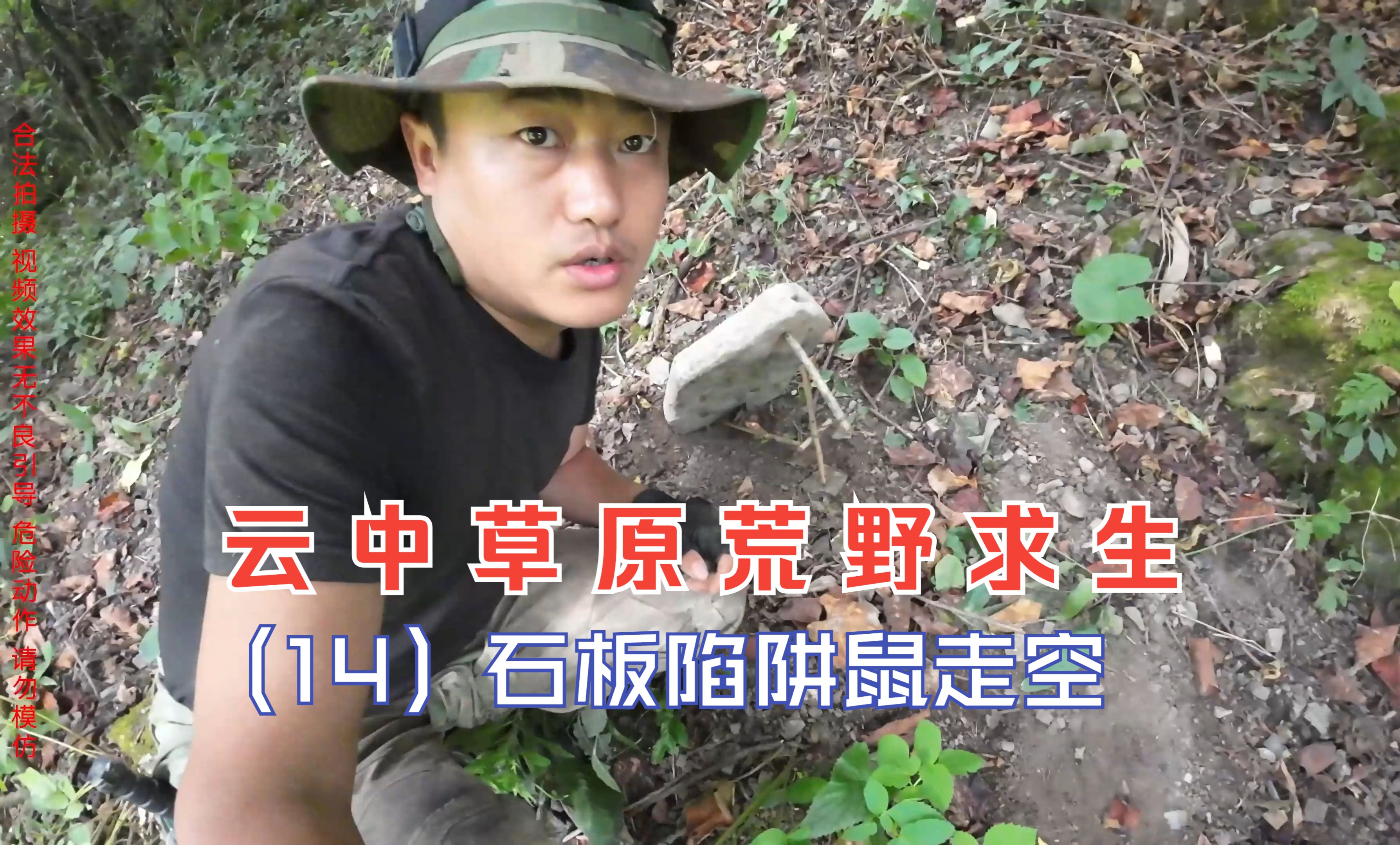 布置陷阱捉山鼠 完善住所烤山药 |云中草原荒野求生(14)石板陷阱鼠走空哔哩哔哩bilibili