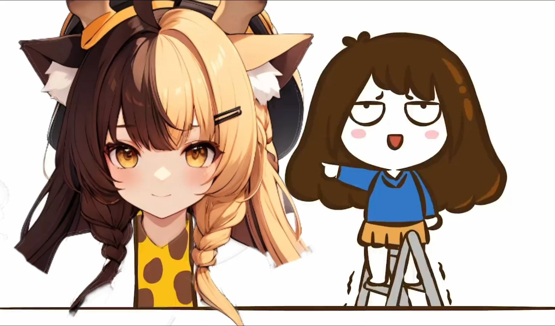 花小烙:这是一只长颈鹿【粉丝作妖】