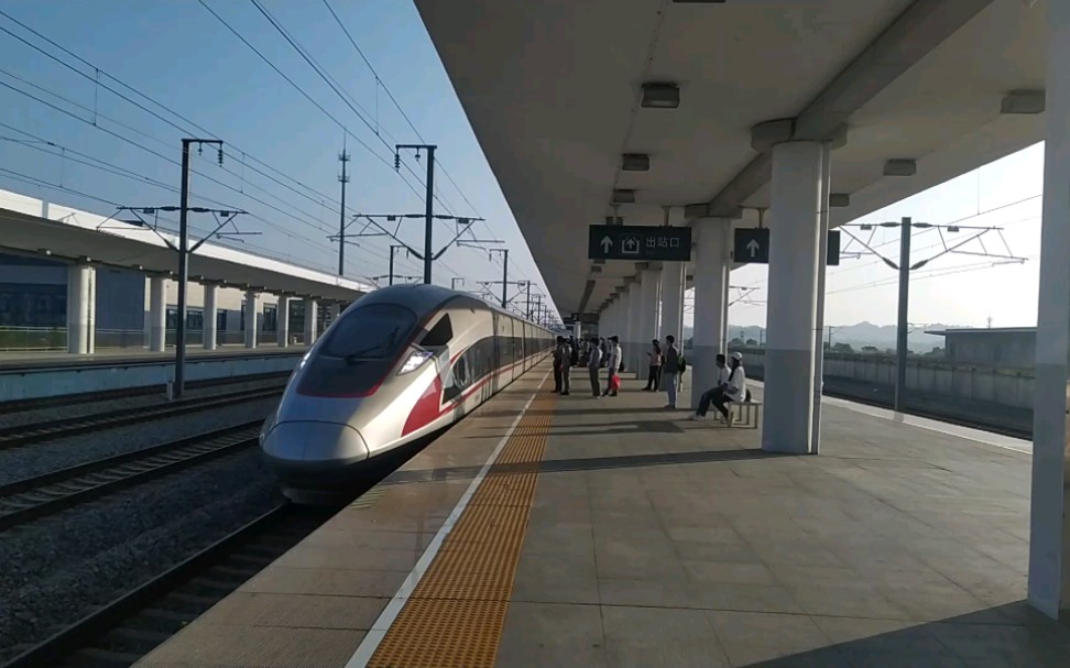 2020年11月26日g6005汕头长沙南陆丰站进站本务广铁长沙段cr400afa