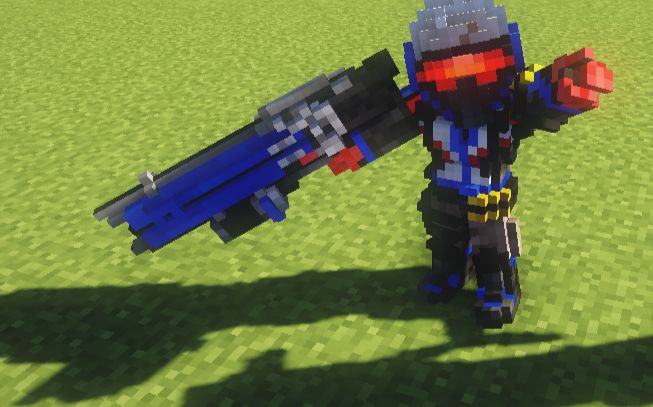 【我的世界无期】时装制作教程*1【我的世界时装工坊-士兵76-武器】我