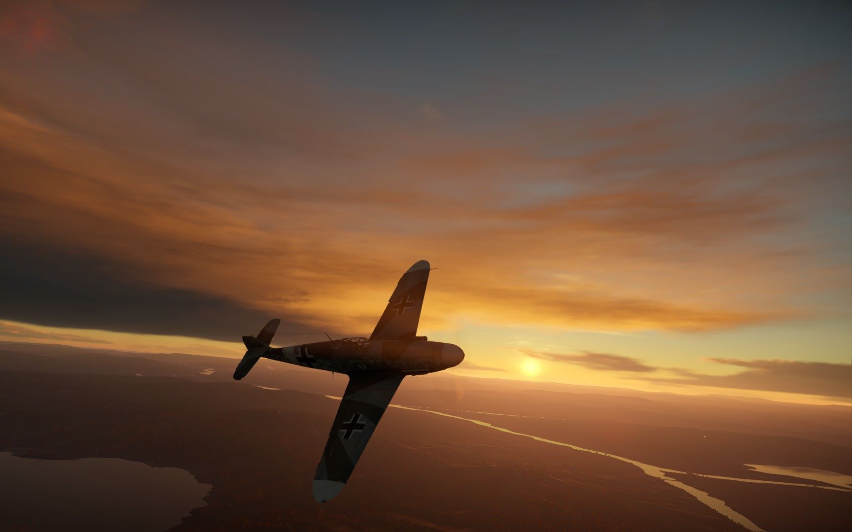 战争雷霆bf109g2空战历史2v2双视角