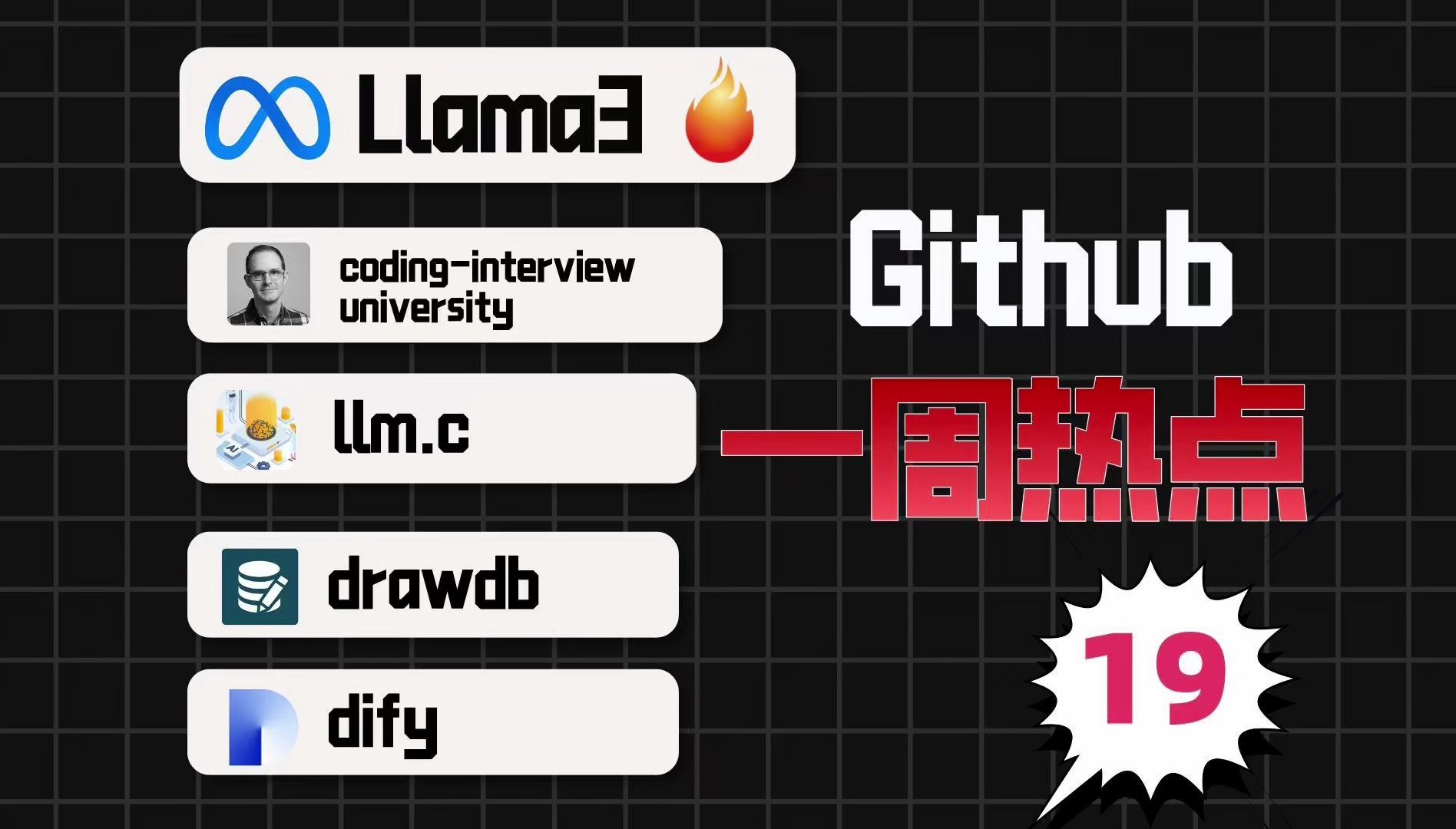 「Github一周热点19」这5个项目值得收藏,最强开源大模型再度易主!LLM开发平台值得一试!哔哩哔哩bilibili