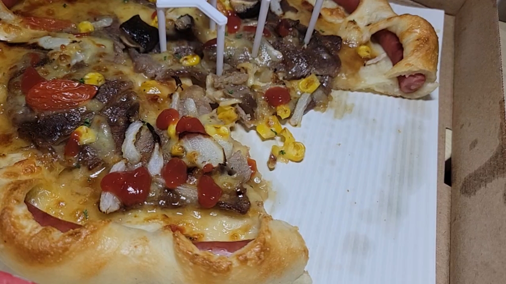 必胜客 牛上脑披萨试吃