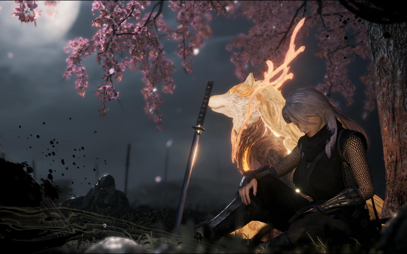 《仁王2》白发美少女拳师vs镰鼬