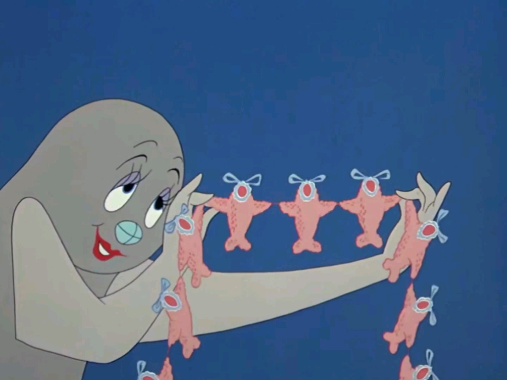 米高梅动画小飞机约翰尼1953年原版结尾