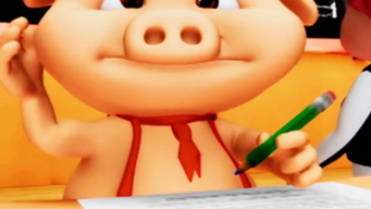 没想到小呆呆考了99分