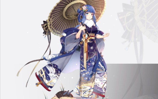 【碧蓝航线】伊吹l2d"永梦的青女"主界面鉴赏