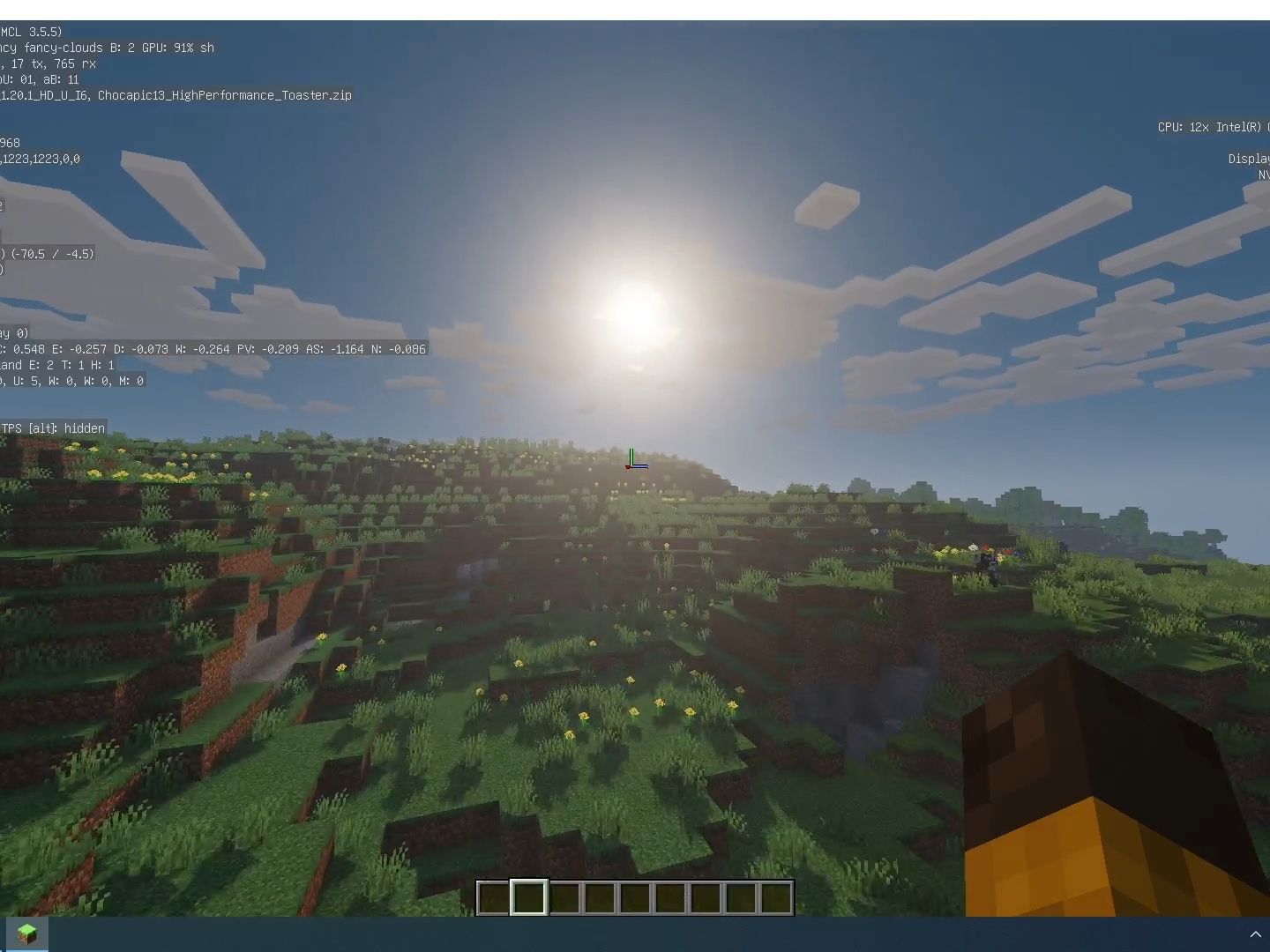  chocapic13 high performance shaders txt minecraft 