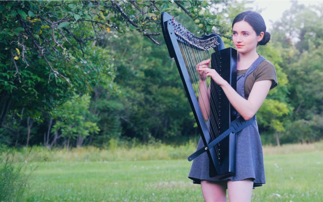 [图]竖琴 & 寂静之声 The Sound of Silence | Simon & Garfunkel (Harp Cover) | Naomi SV