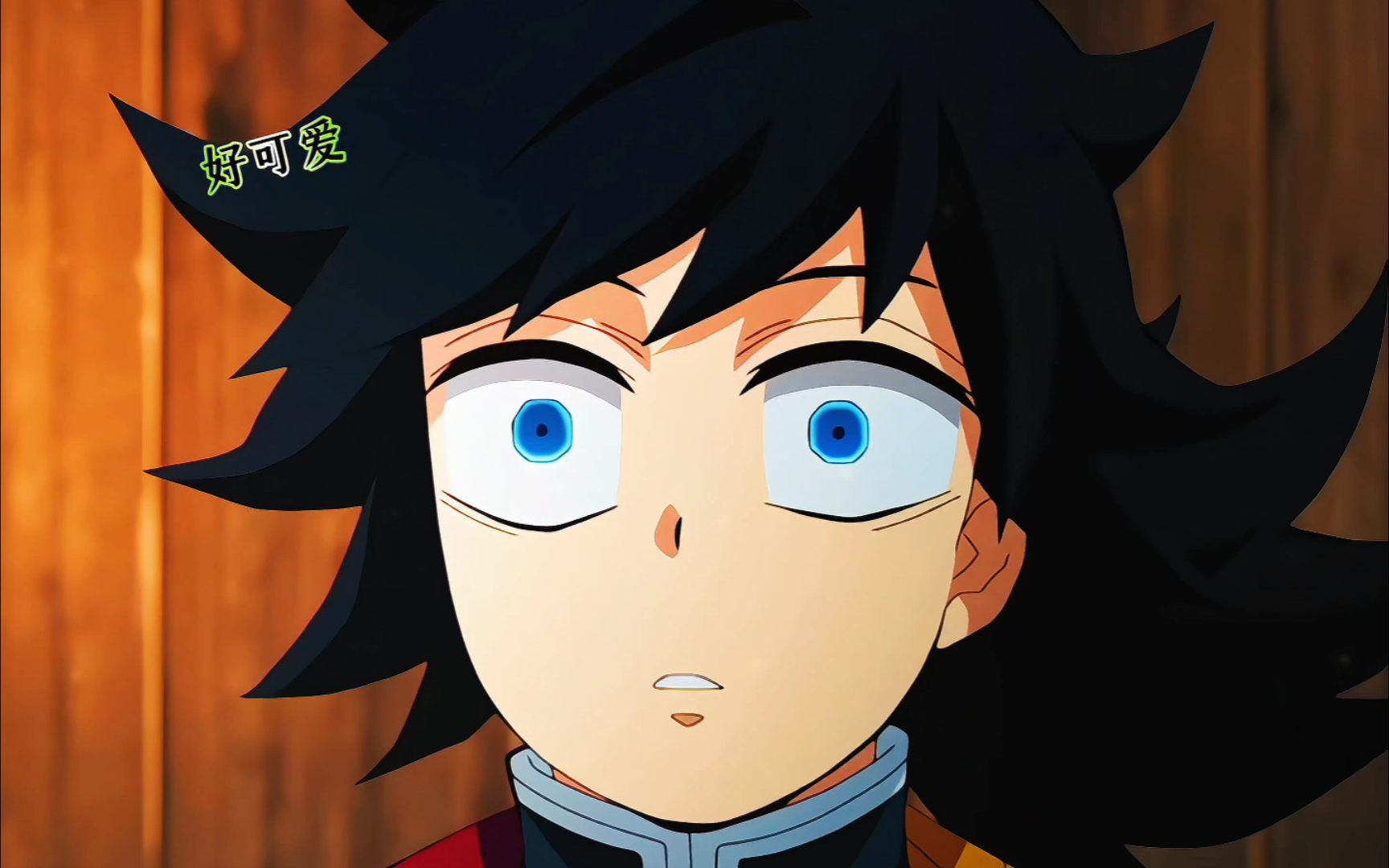 义勇这么"冷冰冰的人"也被炭治郎"融化了"哈哈炭治郎太可爱了!