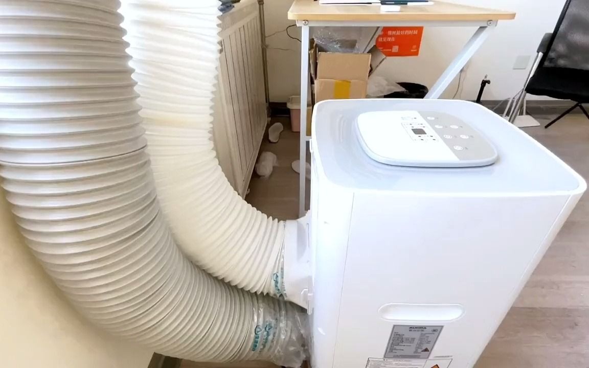 47_租房子把移动空调改双管作用有多大#降温神器 #移动空调 #双管移动
