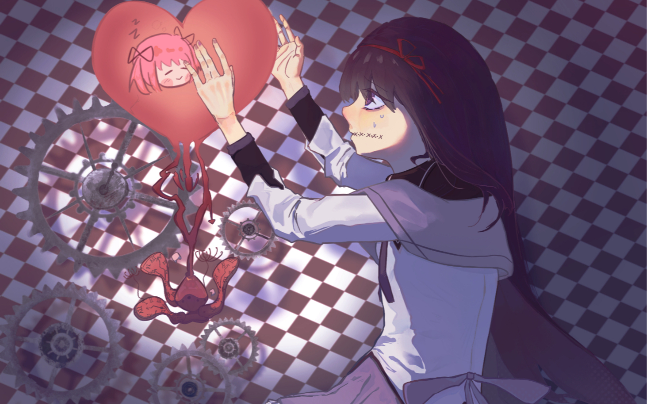 homura/一些圆焰【绘画过程】