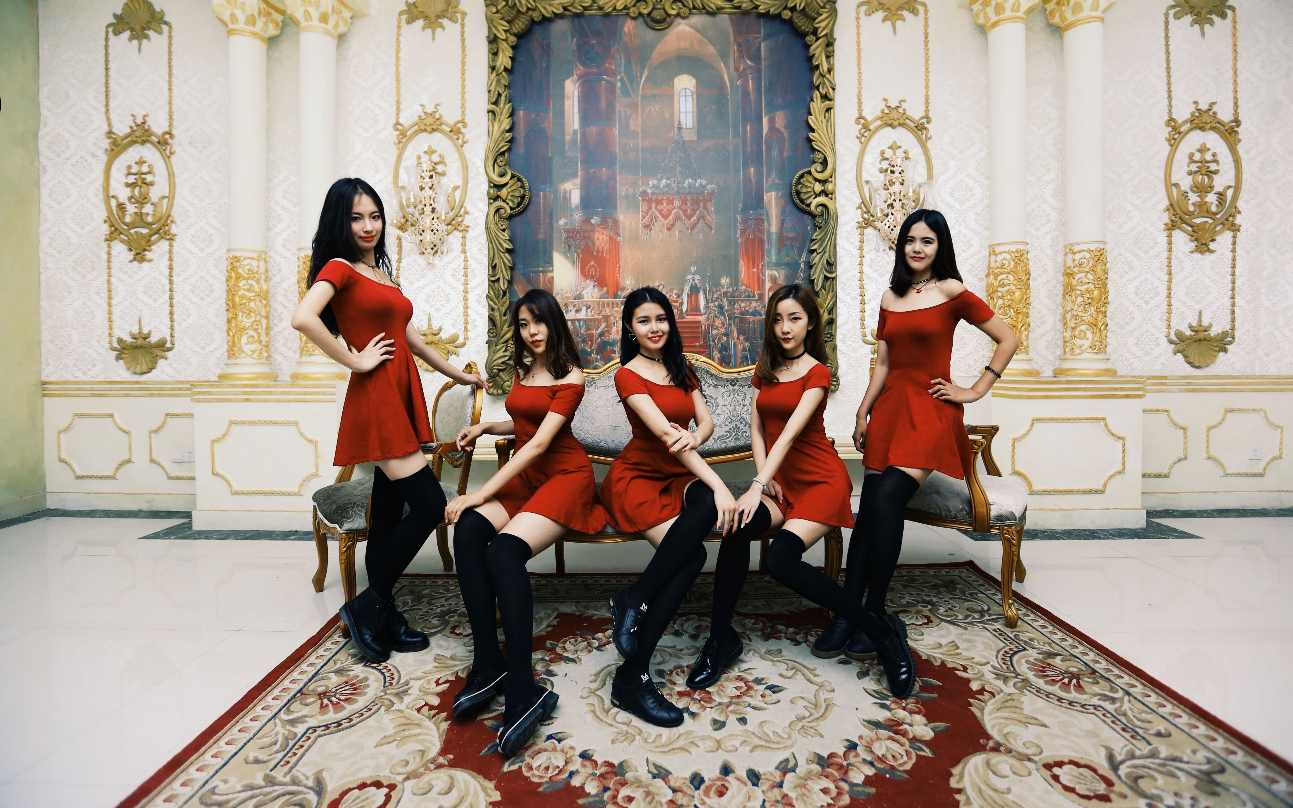 【海韵表演团】alien舞室小红裙 change your mind