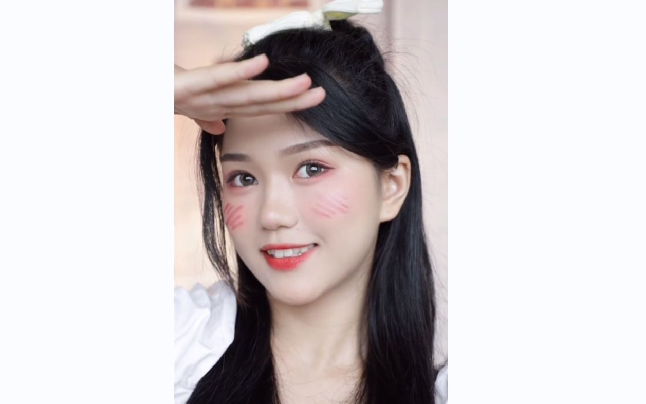 漫画腮红特效妆?拿来吧你