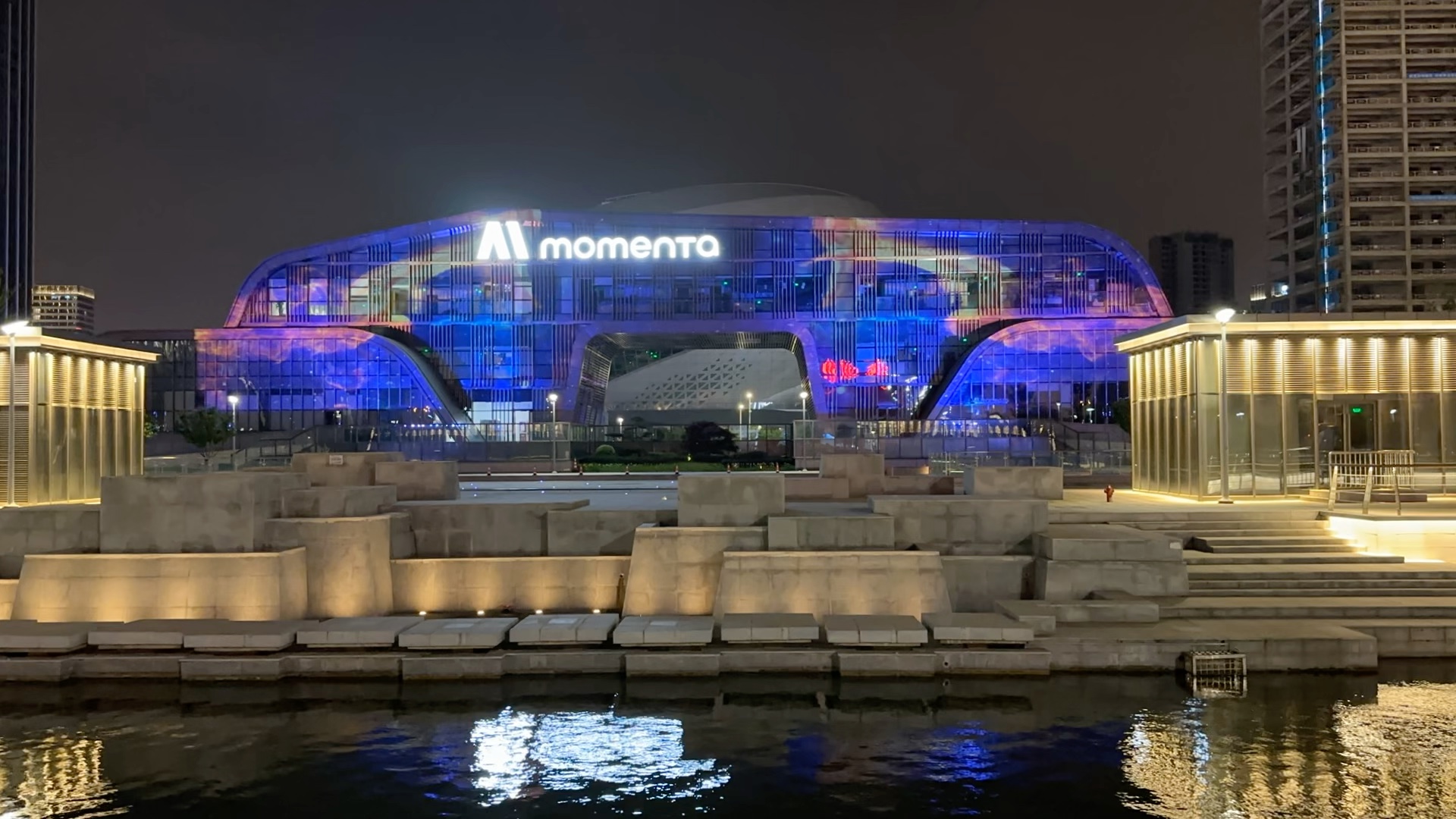 苏州北站附近的夜景