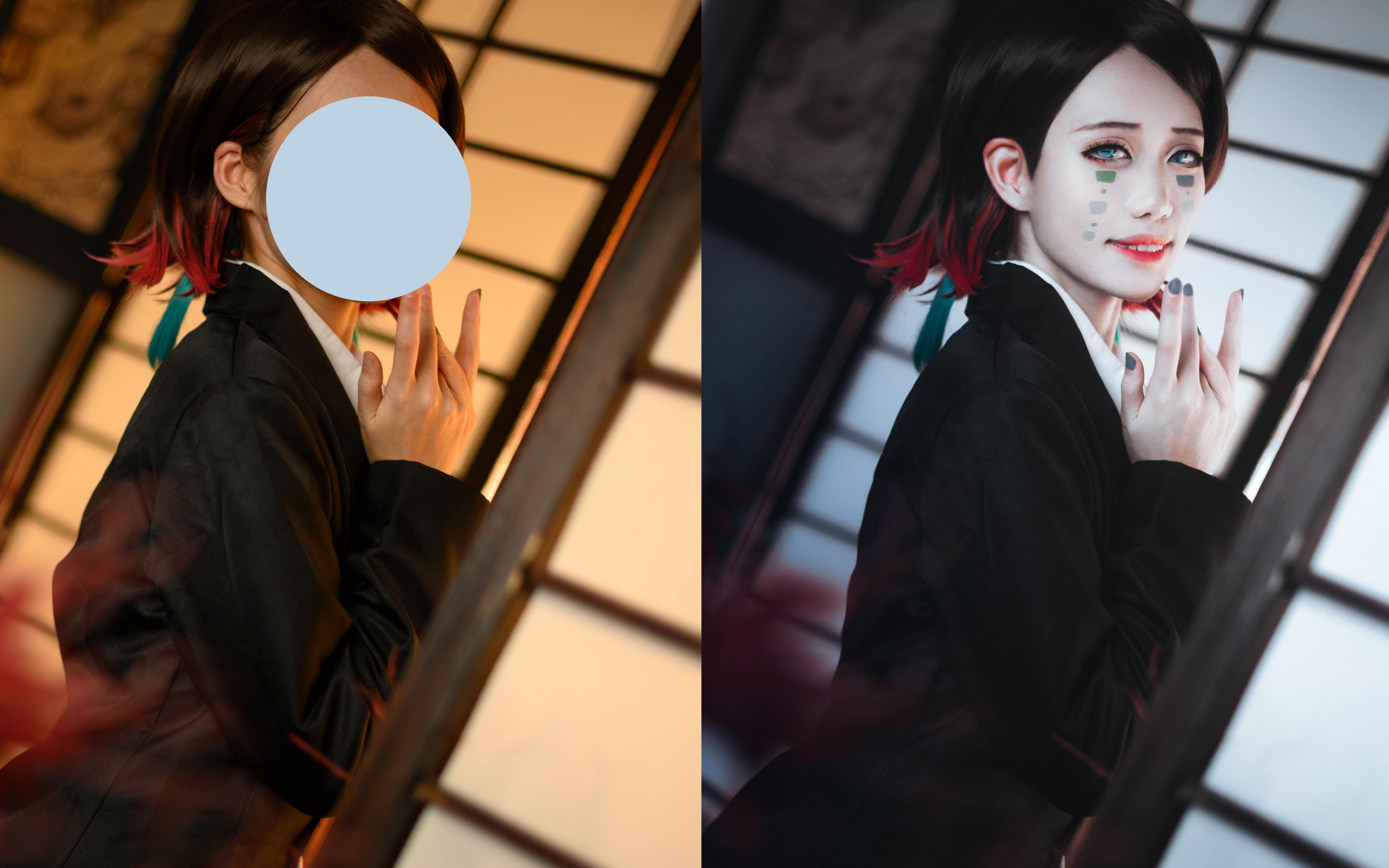 【来个后期】魇梦cos后期 减低晒太阳的感觉_哔哩哔哩_bilibili