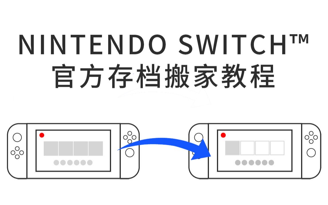 [图]【中字】官方教你如何转移NS的游戏存档 搬家教程 Transfer User Accounts and Save Data on Nintendo Switch