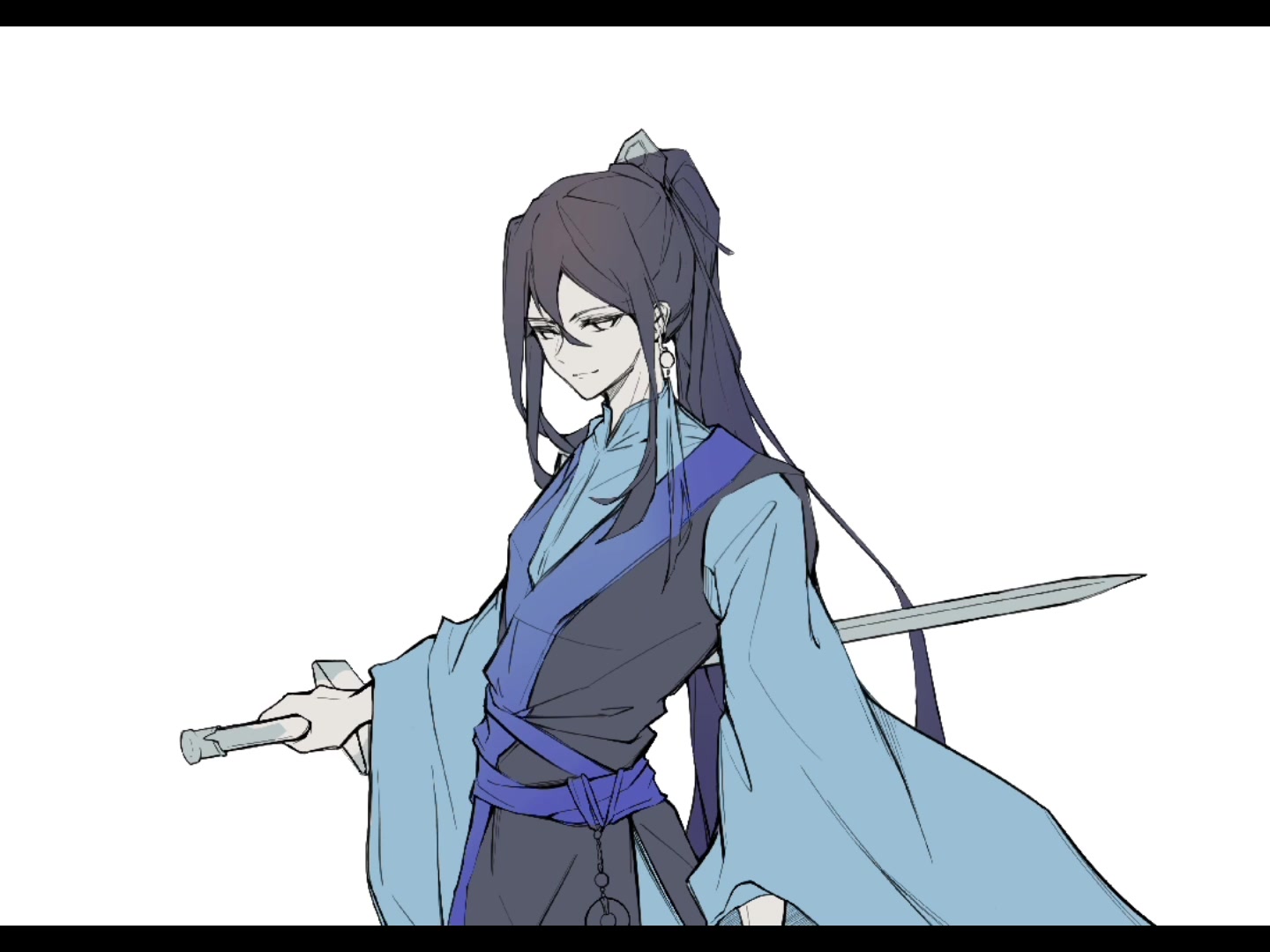 【洛少爷】【绘画过程】生贺,10周年快乐