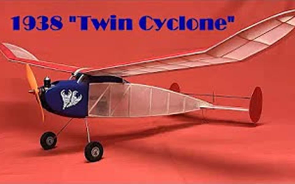 【微型轻木航模附图纸】1938 Twin Cyclone RC航模制作,YouTube转载Jon Carlsen频道哔哩哔哩bilibili