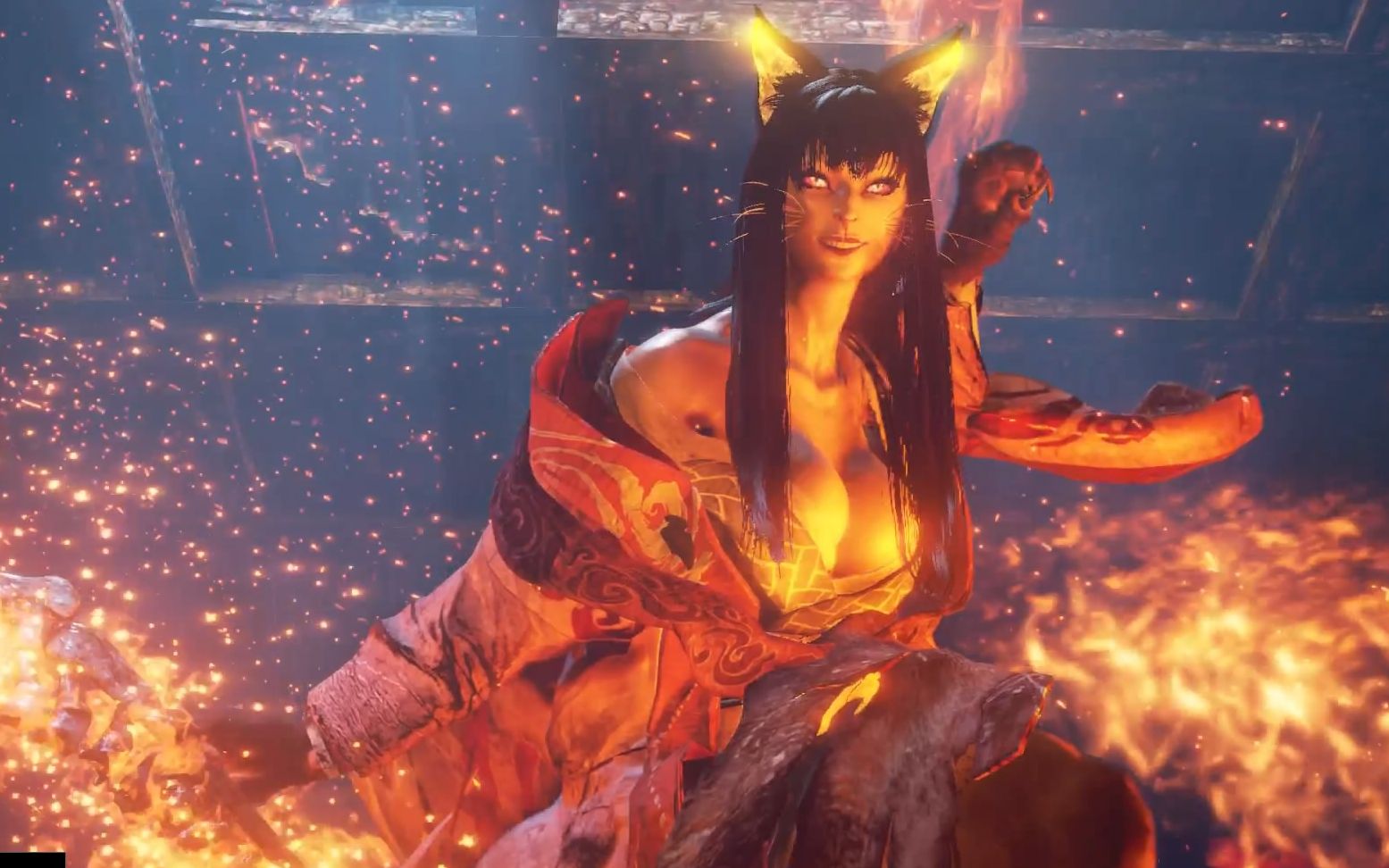 仁王2火车钻裆大战腿毛狐狸怂了你就输了