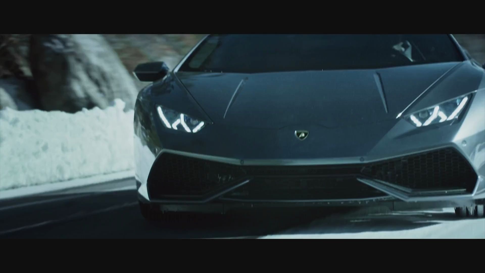 兰博基尼huracan广告我是来听引擎的声音的