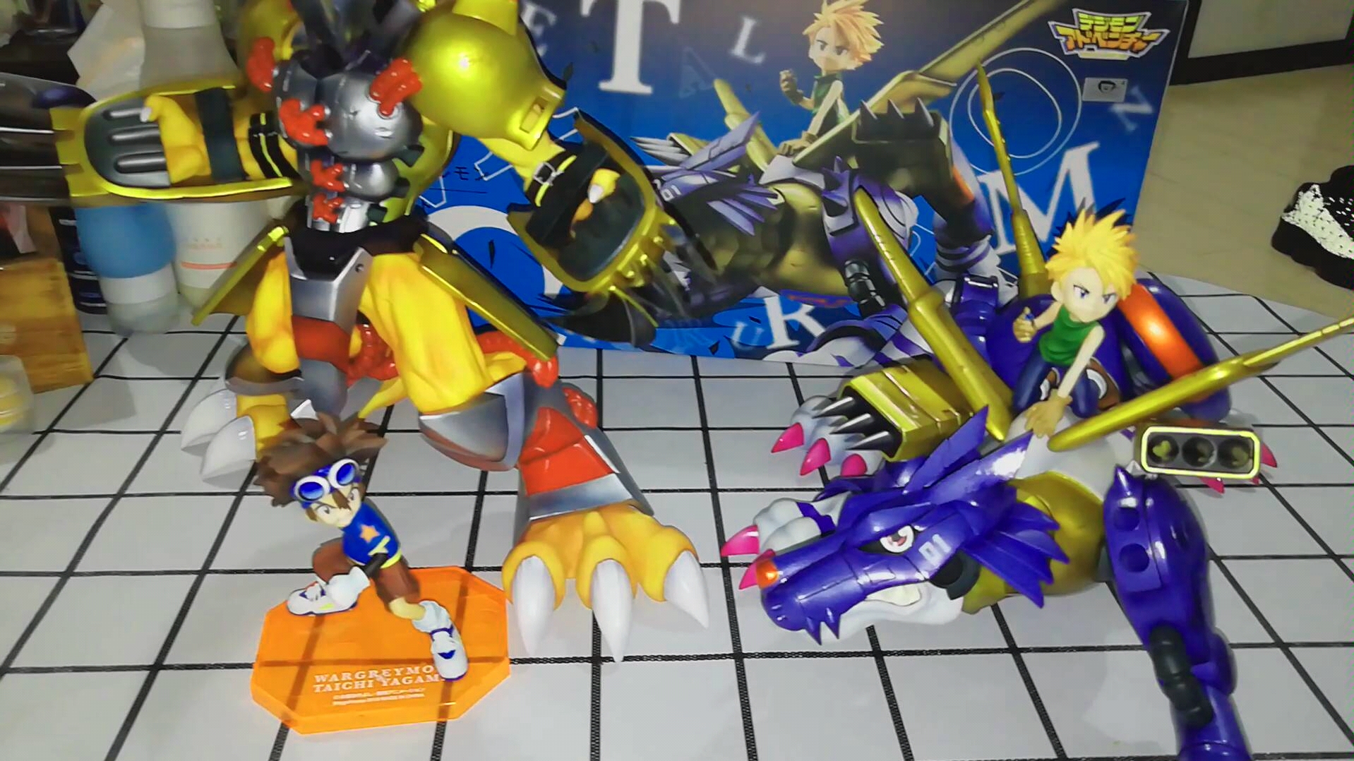 数码宝贝 megahouse 战斗暴龙兽 钢铁加鲁鲁兽 手办 简单把玩个人感受