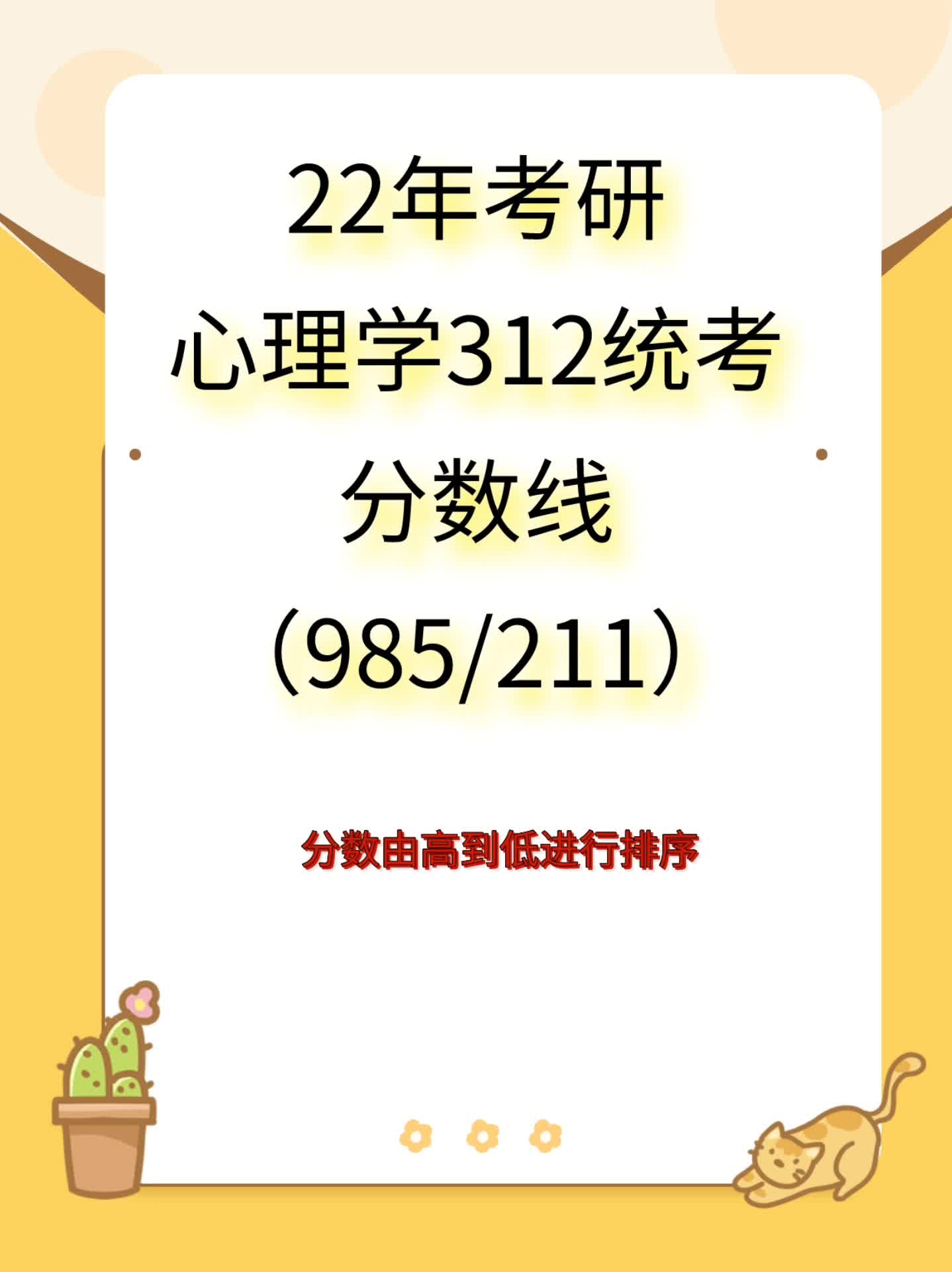 22年心理学312统考分数线哔哩哔哩bilibili