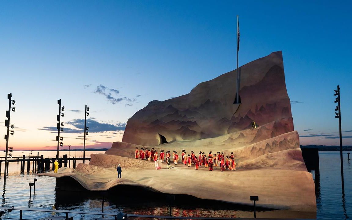 19 奥地利布雷根茨音乐节开幕式 er02ffnung bregenzer festspiele