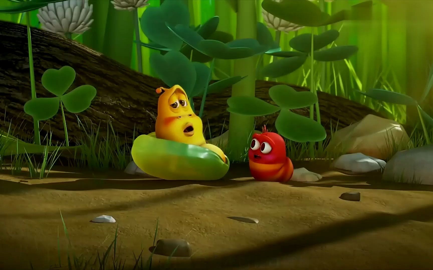 臭屁虫小时候好呆萌,吃不到东西只会哭唧唧 ()