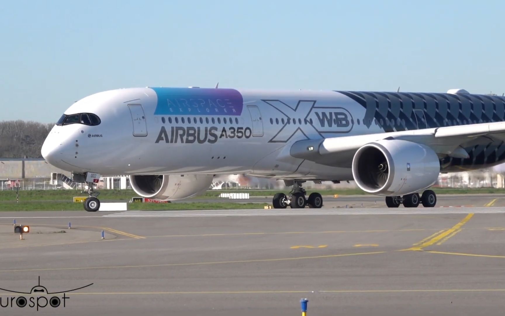 2023年4月空客a350图卢兹试飞合集