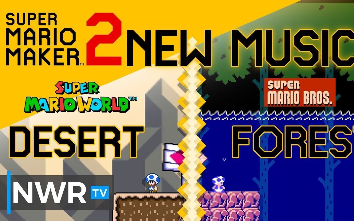沙漠主题音乐试听 - new super mario maker 2 forest and desert