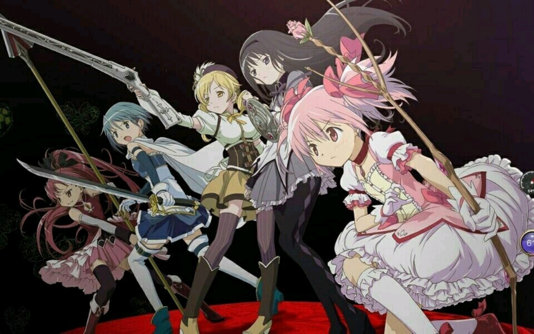 叛逆的物语,魔法少女小圆!旧五色变身.