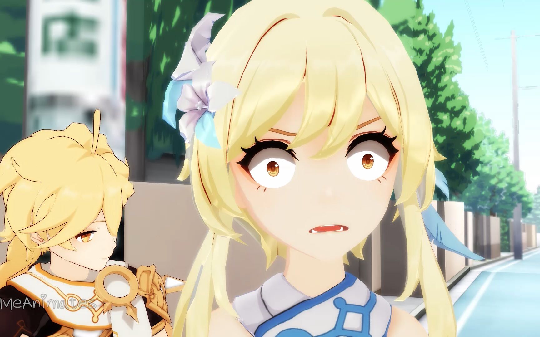 原神mmd荧过度保护空还是妒忌