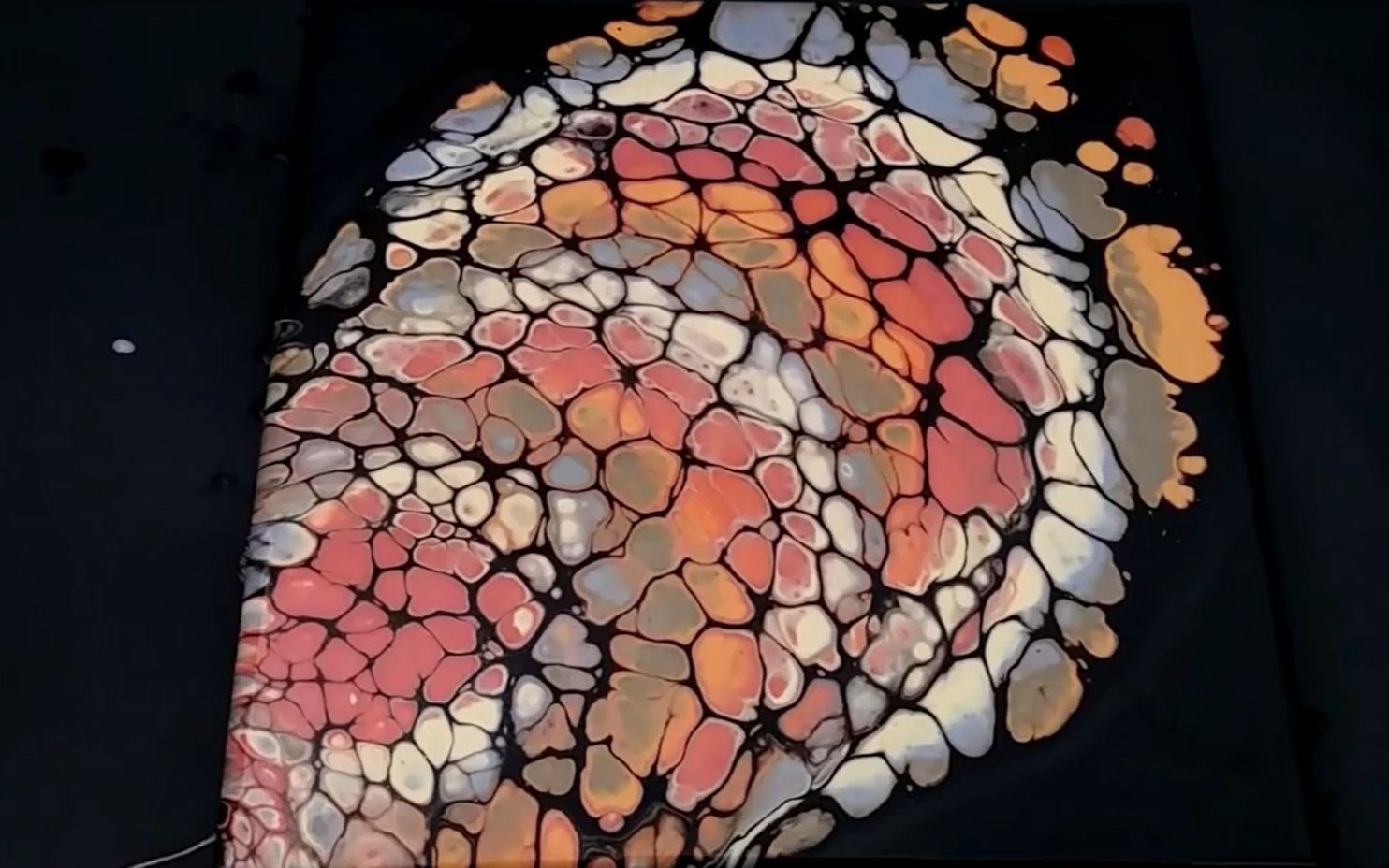 兰滋艺术.流体画之炫丽细胞_哔哩哔哩 (゜-゜)つロ 干杯~-bilibili