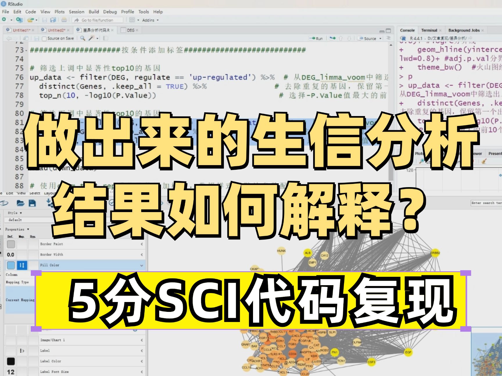 【生信复现08】5分生信SCI范文,如何解释生信分析结果?哔哩哔哩bilibili