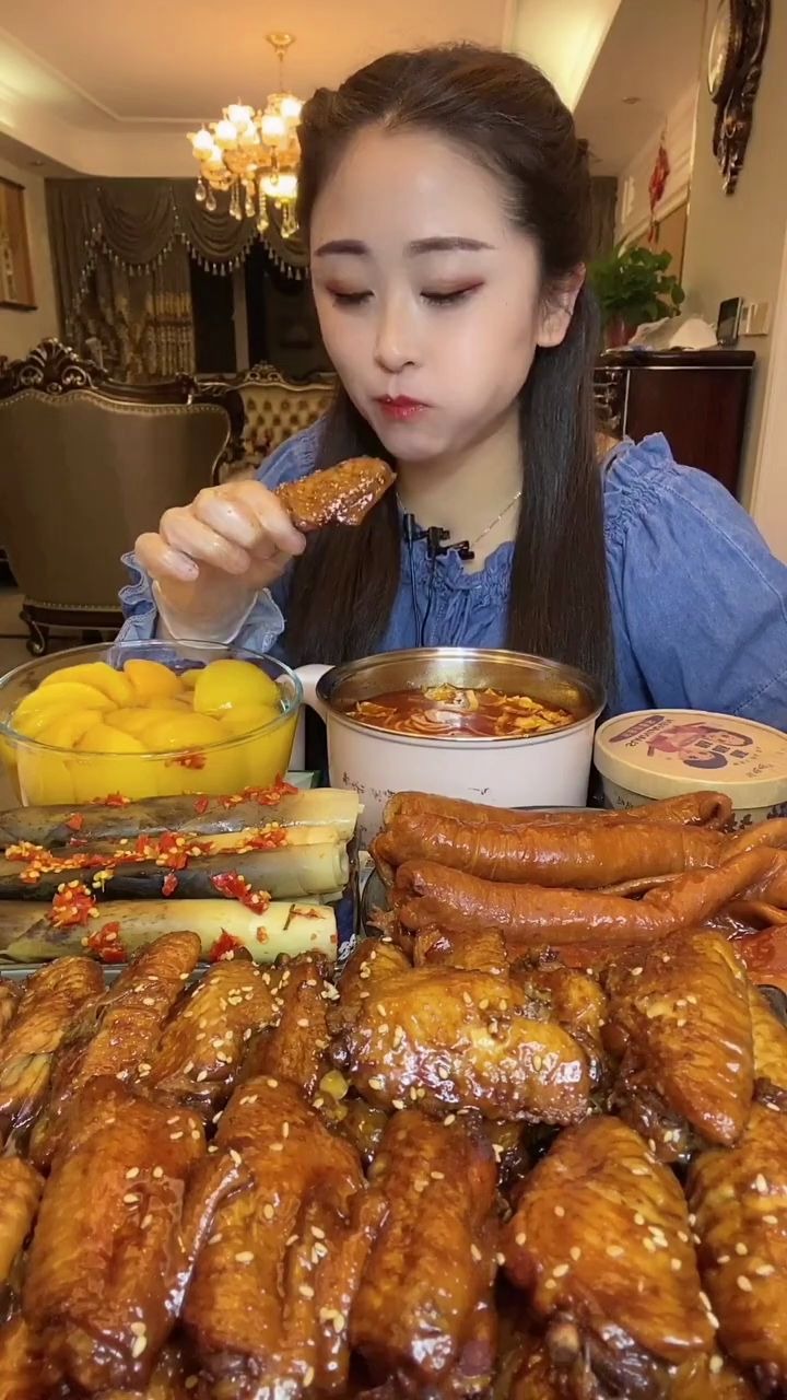 快手吃播合集4.30