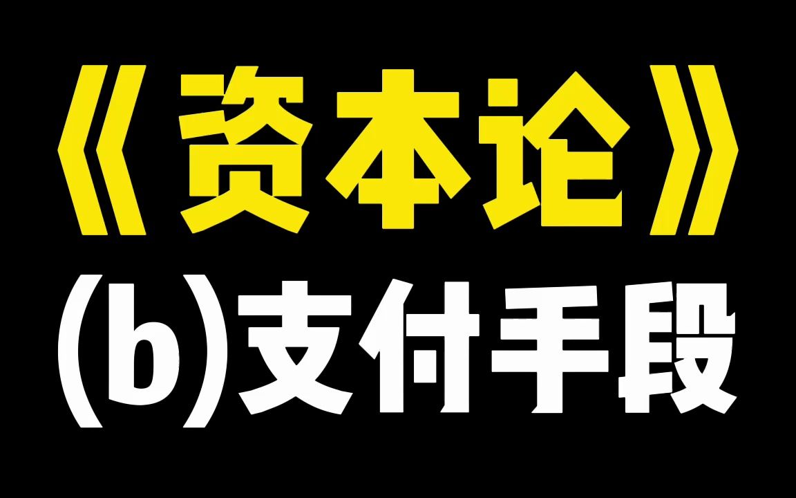 [图]《资本论》1-1-3-3-(b)支付手段