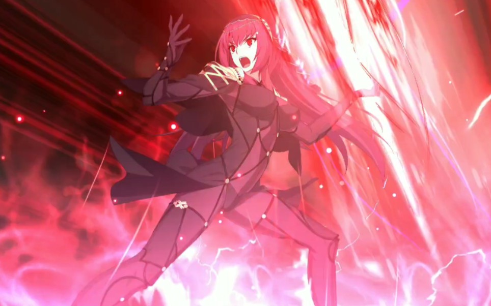 活动作品fgo斯卡哈bba改模新宝具攻击动作演示