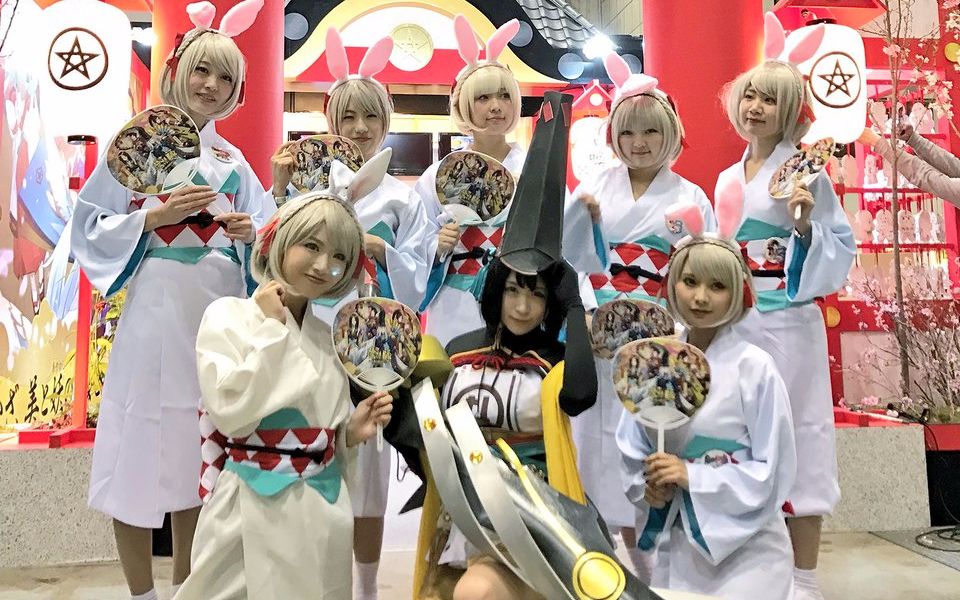 【AnimeJapan 2017】阴阳师妖刀姬,樱花妖,桃花妖COS哔哩哔哩bilibili